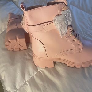 Pink boots size 9